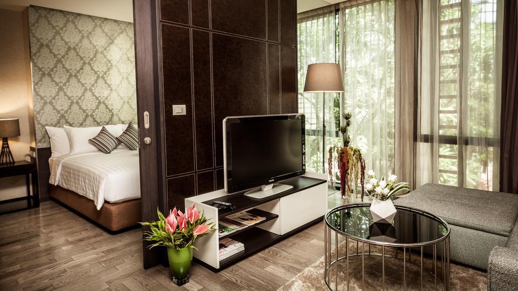 Arcadia Residence Ploenchit By Compass Hospitality Bangkok Pokoj fotografie